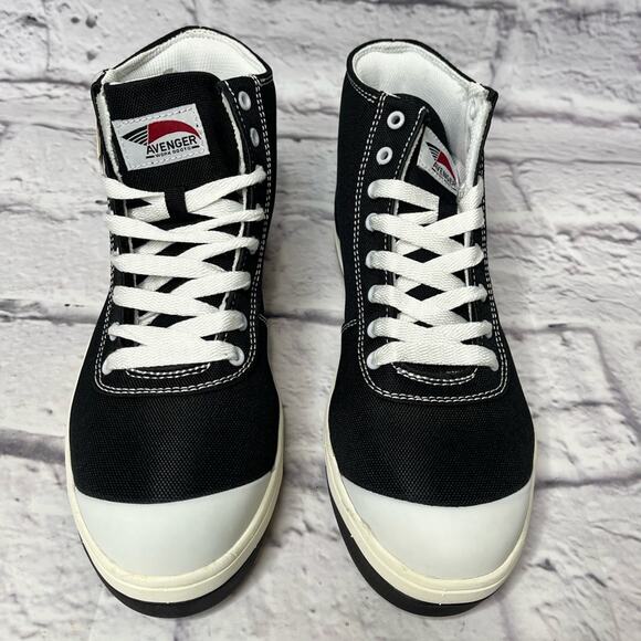Avenger Composite Toe Wedge Sole Metal Free Hi-Top Work Shoe A100 men’s size 8.5 - Picture 3 of 8
